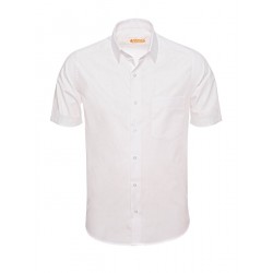 Kısa Kollu Gömlek Erkek (Beyaz)